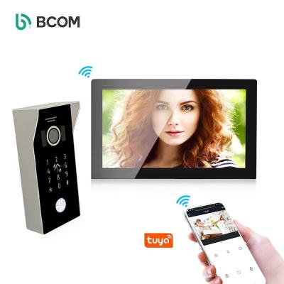 China 2021 Bcom contemporary high definition wifi video door bell 7 inch touch screen doorbell system for sale