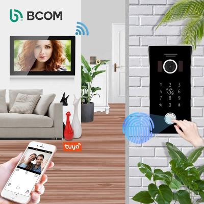 China Bcom Contemporary Wi-Fi Intercom Support 128G Storage 1080P Door Bell Camera Video Door Entry System for sale