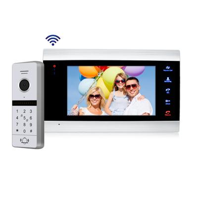 China Unlock WiFi App Mobile Phone Unlock Video Door Phone Smart Security System for sale