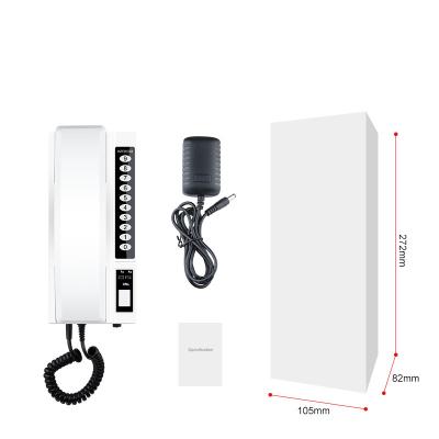 China Support 99 Pcs Integrated Audio Intercom Desktop Siren Long Range 1KM Wireless Intercom With Door Release for sale