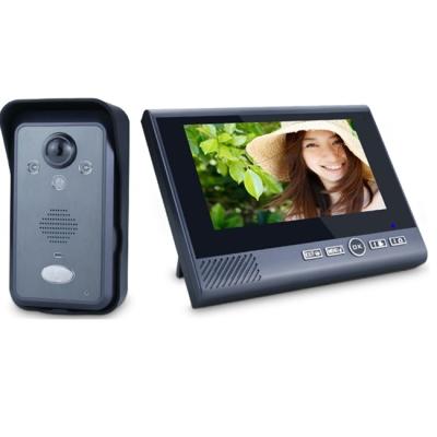 China 7 inch long term wireless visual intercom camera built-in villa video intercom video disk image memory for sale