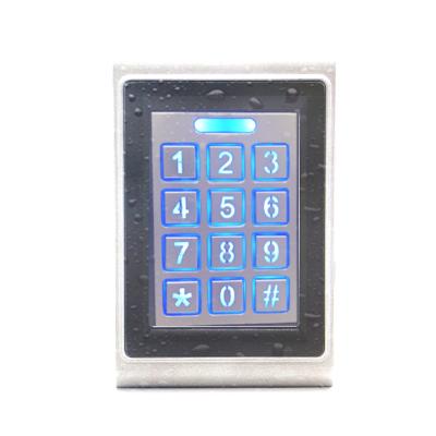 China Apartment Door High Reliability Aluminum Alloy IP66 RFID Card Access Control With Keypad For Office And Basement for sale