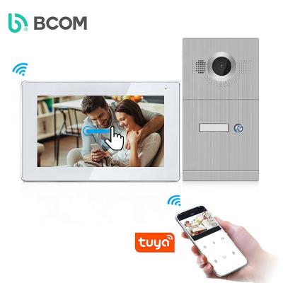 China 190*120mm/116*210mm wifi door intercom apartment building doorbell bell video IP camera video intercom audio professional citofono video phone for sale