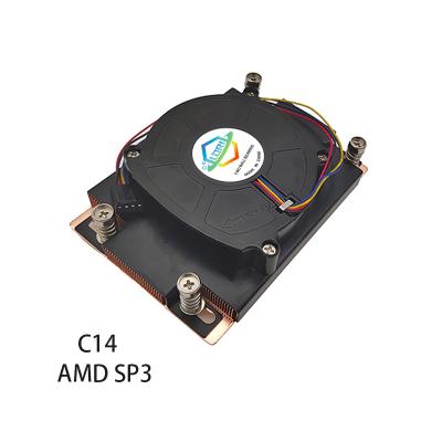 China Computer Case Active Amd Sp3 Tr4 1U Server Copper Cpu Vapor Chamber Cooler for sale