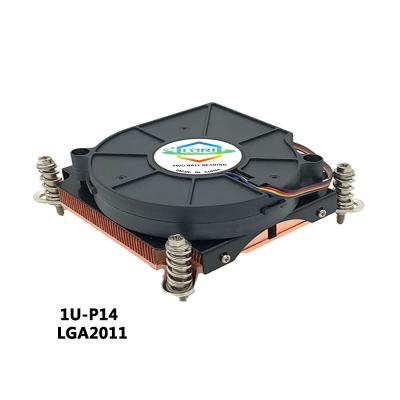 China Processor Intel 1U Active Lga2011 Computer Server Cooling Fan Cpu Copper Heat Sink for sale