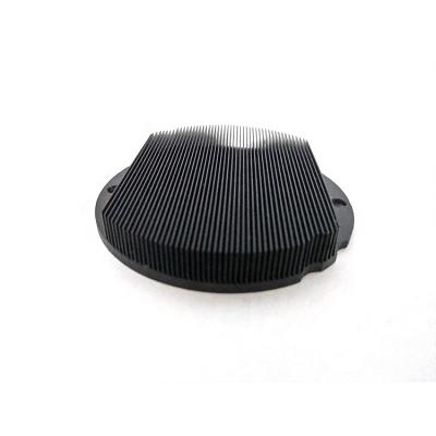 China Heat Sink Good Conduction Black Aluminum Skived Fin Heatsinks for sale