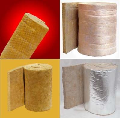 China Rockwool Sound Insulation Refractory Blanket / Cloth Felt / Wire Netting Felt for sale