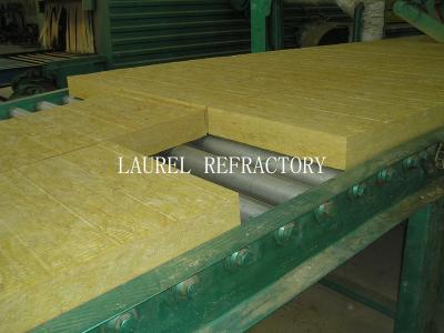 China Rockwool Fireproof Insulation Roof Panel / Fireproof Glass Wool Insulation for sale