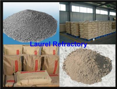 China Alkaline Resistant Unshaped Fireproof Thermal Refractory Castable In Dry Cement Kiln for sale