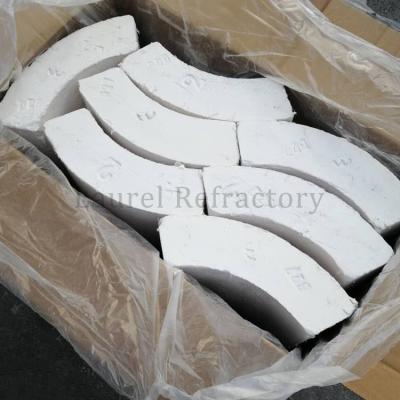 China Refractory Fire Rated Heat Resistant  Insulation Waterproof Camber Calcium Silicate Pipes Heatproof For Oven for sale