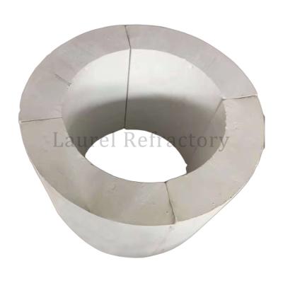 China High Density Insulation Waterproof Calcium Silicate Pipe Fireproof 230 kg/m3 for sale