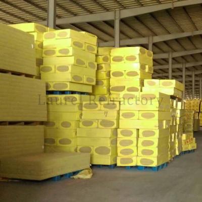 China Acoustic Isolation Insulation Mineral Rock Wool Board 50mm For Outdoor Wall Insulation for sale