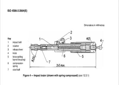 China ISO4532 Tester For Resistance To Impact By Small-Diameter Ball for sale