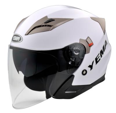 China ABS YM-627 CEE Half Face Helmet With Double Visor Helmet for sale