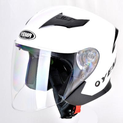 China Double Visor Adjustable Flip OEM Service Factory Directly EEC Approved Open Face Motorcycle Bulletproof Helmet YM-630 for sale