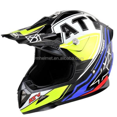 China Adjustable Dual Visor Flip Racing Helmet DOT Approved Cheap Price Dirt Bike Motocross Helmet Fancy Motorcycle ATV for sale