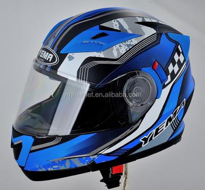 China YM-925 EEC ABS Stylish Dual Visor Flip-Up Custom Motorcycle Helmet for sale