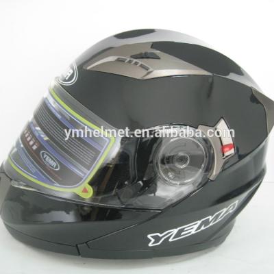 China ABS YM-925 CEE Approved Flip Up Helmet Double Lens Motorcycle Helmets for sale