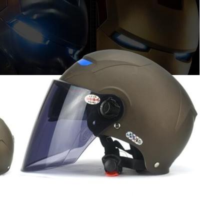 China Stylish ABS YEMA IRON MAN Summer Motorcycle Helmet With Double Sun Visor YM-331 for sale