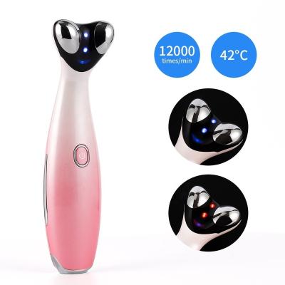 China Mini RF Wrinkle Remover Eye Massager Pen Eye Beauty Device With Red Blue Light For Collagen Regrowth Dark Circles Removal for sale