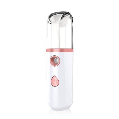 China Mini Facial Steamer Mini Handy Nano Sprayer Facial Mist Sprayer USB Rechargeable Moisturizer For Daily Use for sale