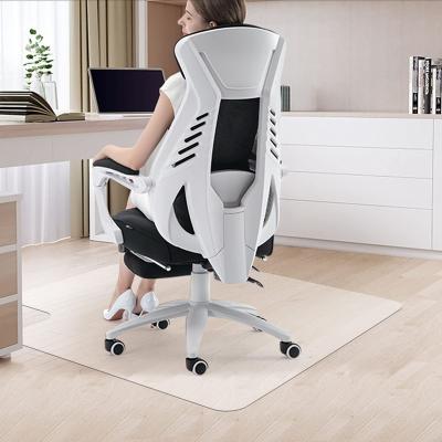 China Hot Selling Transparent PVC Home Office Washable Upholster Hard Protector Desk For Floor Chair for sale