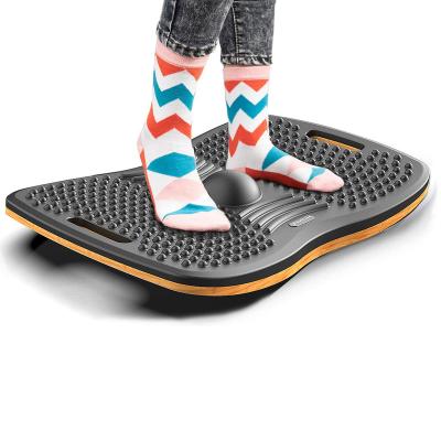 China Body Anti-fatigue Balance Board Position Desk Balance Boards Sit-stand Desk Mat Accessory Wobble Foot Rocker Balancing Mat for sale