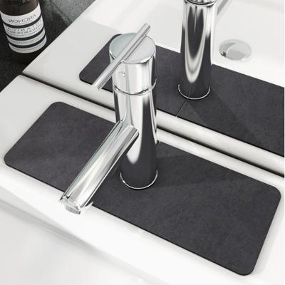 China Viable Faucet Sink Splash Guard Super Absorbent Fast Drying Mat Sink Gadgets-Splash Guard For Kitchen Bathroom for sale