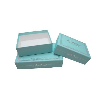 China Small Recyclable Wholesale Empty Chocolate Candy Packing Light Blue Cardboard Box for sale