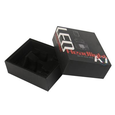 China Recyclable Custom Black Square Packaging Led Headlight Box for sale