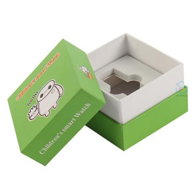 China Recyclable Custom Small Cardboard Kids Smart Watch Box Packaging for sale