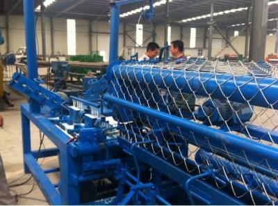 China 3m width Fully-Automatic double wire feeding Chain Link Fence Machine with Factory Best Price for sale