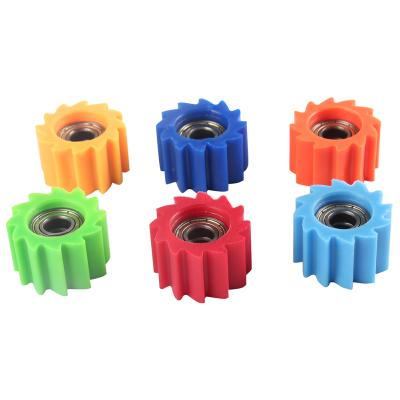 China Plastic Motorcycle M8 M10 Drive Chain Pulley Roller Slider Idler Wheel Guide For CRF YZF Except RMZ KX for sale