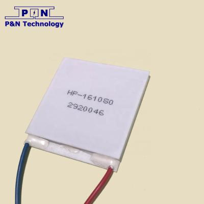 China Freezer Refrigeration P&N Factory High Performance HP-161080 40*44mm 20V 8A Semiconductor Peltier Thermoelectric Cooling Chip For Mobile Freezer for sale