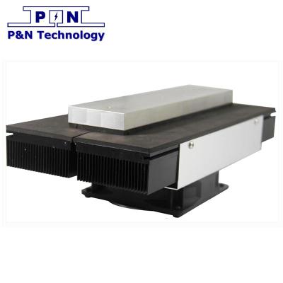 China Plate Cooling Block Cooling P&N PA-115-48 Solid State Plate To Air Small Peltier 115W Thermoelectric Heat Exchanger For Laser Cooling for sale