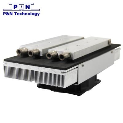 China P&N Factory Manufacturing LA-160-24 Liquid To Air Thermoelectric DC 24V Peltier CPU Liquid Cooler For Laser for sale