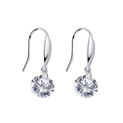 China FASHIONABLE Superstars 925 Sterling Silver Single Earring 5A Diamond Moissanite Stud Earrings for sale