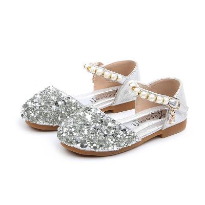 China Wholesale High Quality Non-slip Fantasy Princess Stage Performance Girls Glitter Dance Shoes for sale