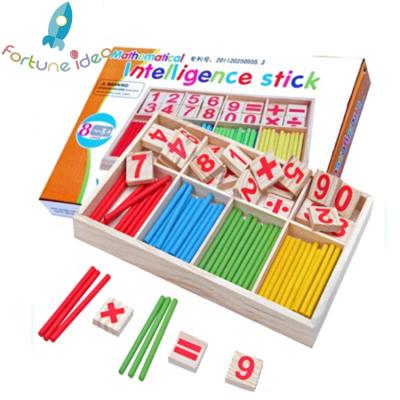 China FIMDDM7 wooden counting sticks intelligence educational toys for sale