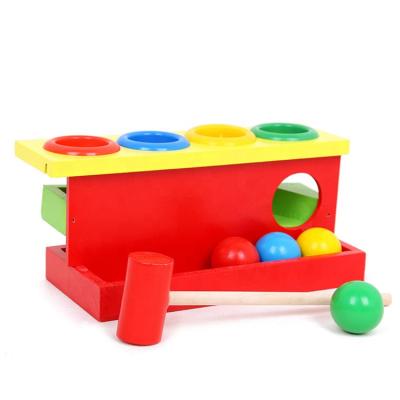 China Toy Pound And Roll Set Wooden Blow Percussion Game FIMDD-18-1-23 Grinding Toy for sale