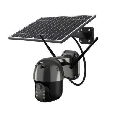 China Human Motion Tracking Waterproof IP66 2MP Solar Powered Dome 4G PTZ Camera Solar Power Security Camera Wifi System Outdoor Two Way Audio for sale