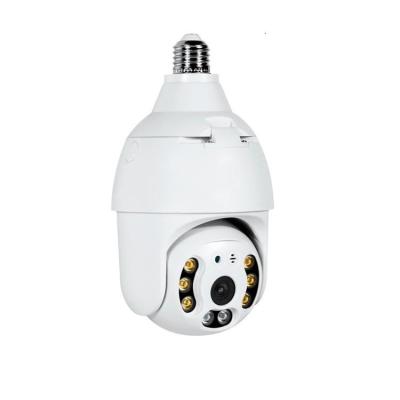 China Outdoor Human Motion Camera 3MP WIFI Bulb PTZ Lamp 360 Degree Rotate Night Vision Panoramic Automobile Camera Home Security Tracking Protection for sale