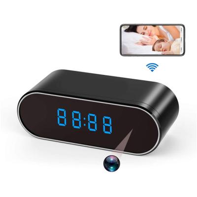 China Siren WiFi Hidden Spy Camera Built-in Alarm Clock HD 1080P with Night Vision and Motion Detection for Security Home Ministry Mini Camera for sale