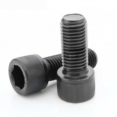 China Bridge Construction High Precision Carbon Steel Bolt Black Phosphated M6 M56 To Class 12.9 Hex Socket Machining Bolts, Allen Head Bolts for sale