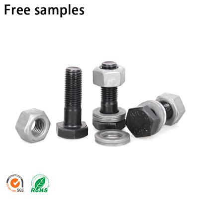 China Bridge construction factory direct offer steel structure hexagon bolt different sizes to choose Astm A325 steel structure bolt for sale