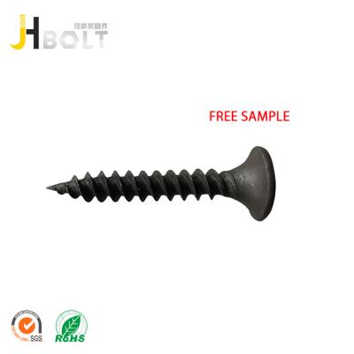 China Flat Self Tapping Button Head Nail Black Drywall Screw Tapping Screws for sale