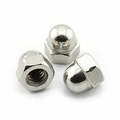 China High Quality Heavy Industry Stainless Steel Din1587 Hexagon Domed Long Cap Nut for sale