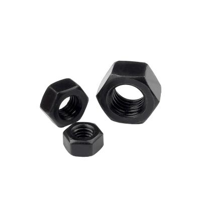 China Heavy Industry Black Hex Nut Carbon Steel Din934 M1-M100 Grade 4.8 8.8 10.9 12.9 Nuts Bolts for sale