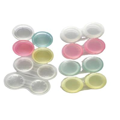 China Simple And Convenient Hot Selling Invisible Transparent Color Glass Candy Portable Compact Storage Box for sale