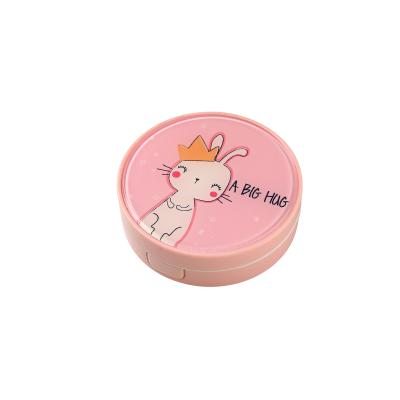 China 2019 High Quality Cartoon Eye Contact Easy Carrying Cute Plastic Lens Case for sale